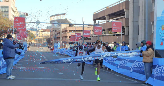 Cold Tailwinds Push Knight, Kieffer to Victory in Austin International Half Marathon