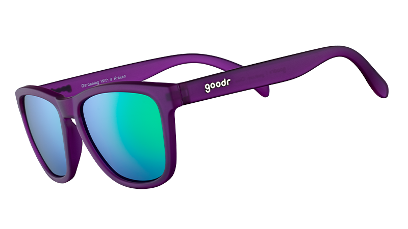 Goodr Gardening with a Kraken sunglasses