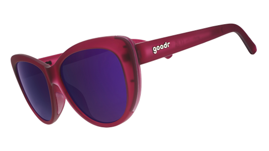 Goodr Midnight Merlot Glow sunglasses